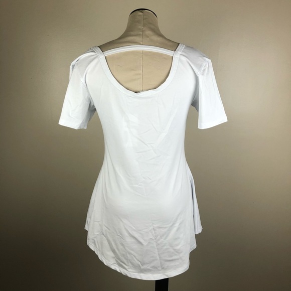 SOLD ❗️Meaneor White Top Tunic Length NWT - Picture 5 of 9